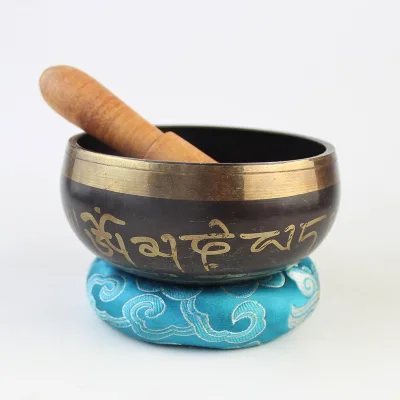 Handmade Buddha Utensils Buddha Sound Singing Bowl Yoga Meditation Bowl Buddha Sound Bronze Chime Song Bowl