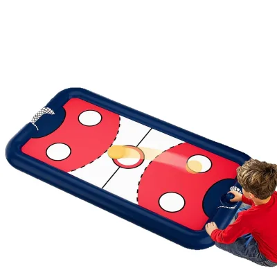 Hockey Pool Game ToysIncluding Accessories, Inflatable Trays for Playing Cards and Placing Food and Drinks in the Swimming Pool.