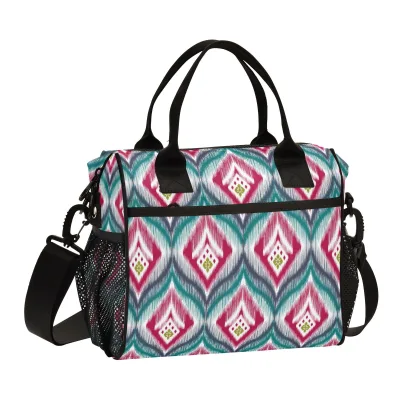Custom Print Insulated Lunch Bags Portable Camping Beach Picnic Meal Box Food Cooler Bags for Kids Adults