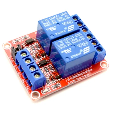 2 channel Relay Module 5V 12V 24V High and Low Level Trigger Relay Control With Optocoupler Two Way Relays DC 5 V 12 V 24 V Volt