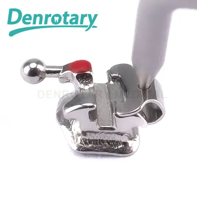 Top Sale Wholesale Denrotary Dental Consumable Number Laser Mark Metal Braces Orthodontic Self Ligating Bracket with Mesh Base