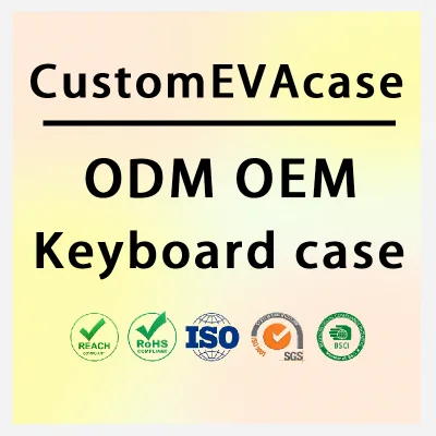 Wireless Keyboard Waterproof and Shockproof Overall Protection Keyboard Case Hard EVA Storage Keyboard Case