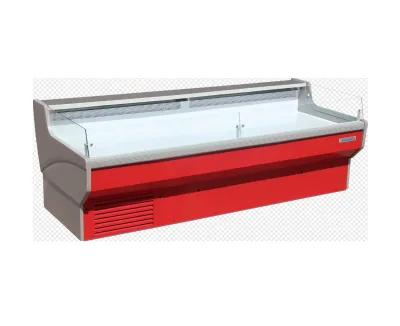 LED Display Air Cooler Refrigerator Glass Front Fresh Freezer for Butcher Shops Cooling Mode for Butcher Shops