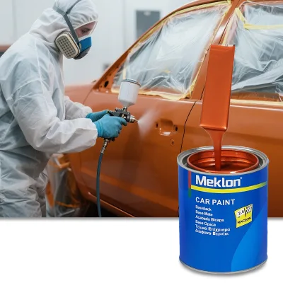 Auto Paint Manufacturer Affordable Price Good Covering Power 1K Orange Car Repair Paint