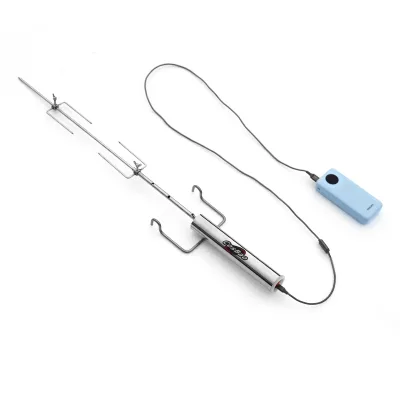 Professional Portable USB Stainless Steel Charcoal Skewers Commercial Mini Rotisserie Electric Ignition Charcoal Skewers Bbq