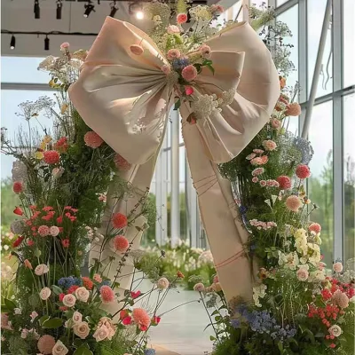 New Arrival Birthday Backdrop butterfly Beautiful Handmade butterfly and Flower High Quality Large butterfly Backdrop