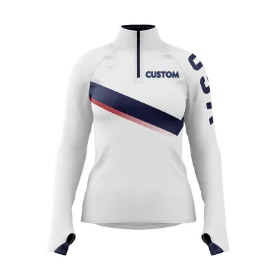 Custom Profession 1/4 Zipper Team Wrestling Jacket Custom Logo Digital Print Adults Autumn Spandex / Polyester Unisex Plus Size