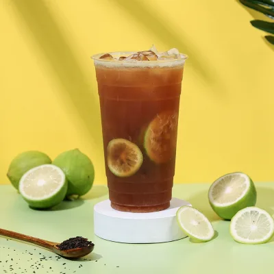 Alpine Oolong Lemon Tea Ingredients Alpine Tea Leaf Fructose Syrup Bubble Tea Topping Coconut Jelly