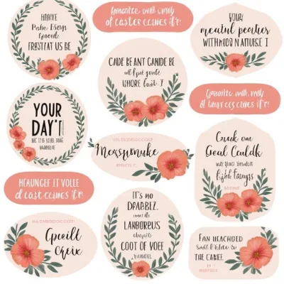 Inspired Peach Blossoms Christian Stickers - Bible Journaling Supplies, Jesus Faith Stickers for Water Bottles, Christian Gifts