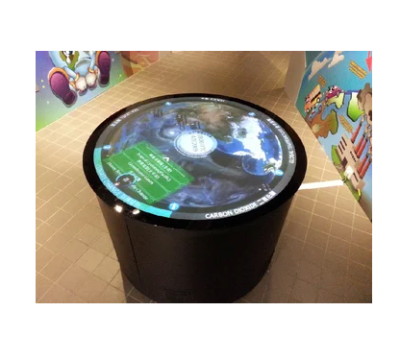 2mm High Precision Interactive Wall Projection Large Screen Round Table Interactive Projection