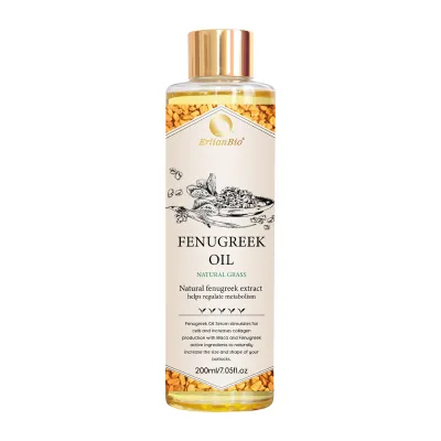 Wholesale OEM ODM Natural Ingredient Product for Buttock Size and Curve Butt and Hip Enhancement Enlargement Fenugreel Oil