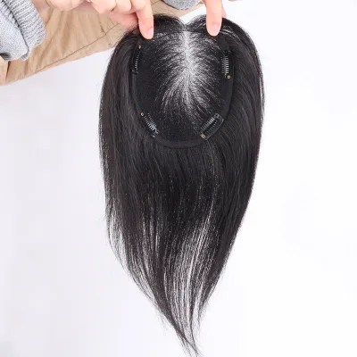 High Quality Lace Base Front Women Toupee Human Virgin Hair Topper Natural Color Natural Hair Replacement New Arrival