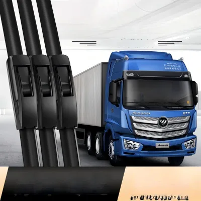Quiet Boneless Wiper Blades for Auman ETX Truck Streak Free Clear Vision All Weather Performance