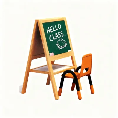 Environmental Kids Furniture Double Side Wood Drawing Board Stand Chalk Board