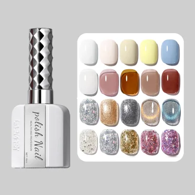 Wholesale 100 Colors 16ml Plant Resin Gel Polish Plant Based Gel Nails Pure Black Gel Polish
