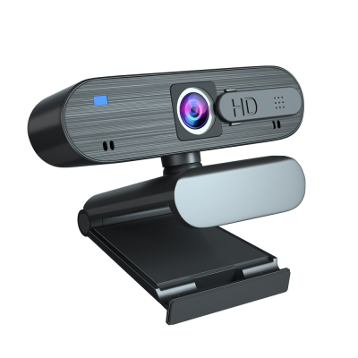 H703B Webcam 30FPS Speaker Webcam USB Webcam for PC 360 Degree Rotation
