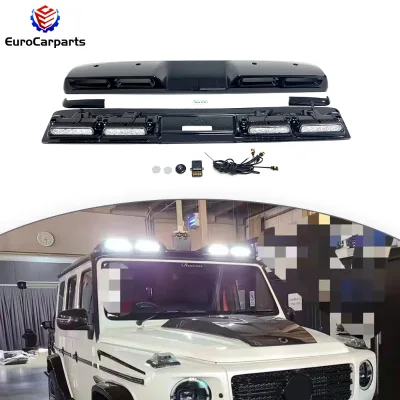 2019y~ W464 BA New Style Roof Spoiler With LED G500 G63 PP Car Front Roof Spoiler Lights Exterior Body Parts Car Accessory