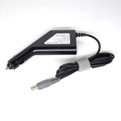 USB Electric Car Power Supply Adapter 90W 20V 4.5A CE Certified 12-Month Warranty for Thinkpad X61 Z60 Z61 X300 T60 T61 T420
