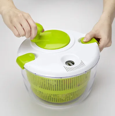 Home Kitchen Utensils Manual Multi-Functional Salad Spinner Fruit & Vegetable Washer Dryer Dishwasher Safe