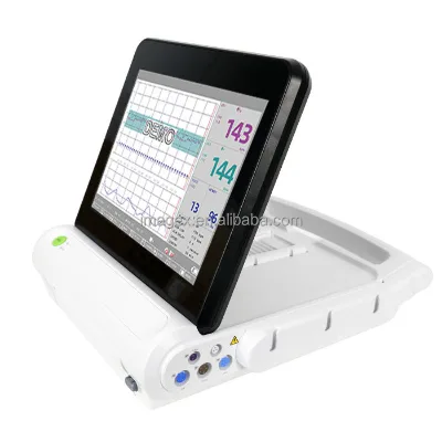 Medical CTG Fetal Heart Rate Monitor Cardiotocography Fetal Monitoring Machine with TOCO OEM Factory Supply