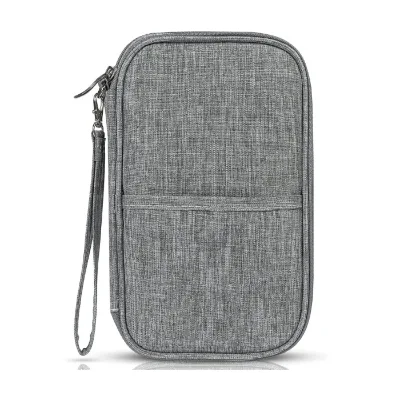 Document Organizer Family Passport Holder Premium Wallet for Women and Men Portable & Foldable Case for Cards Boarding Pass ID