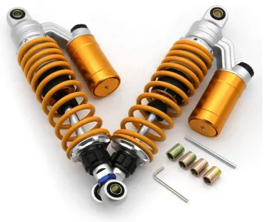 CQLX High Quality 320mm 340mm Universal Fit for CX500 GL500 CB400 DIRT Bike Gokart Quad ATV Moto Yamaha Air Gas Shock Absorber