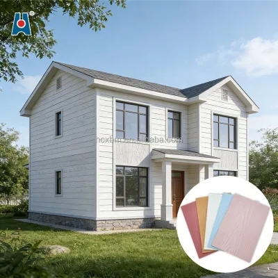 Low Maintenance Wood Look Siding for House Outdoor Wall Cladding