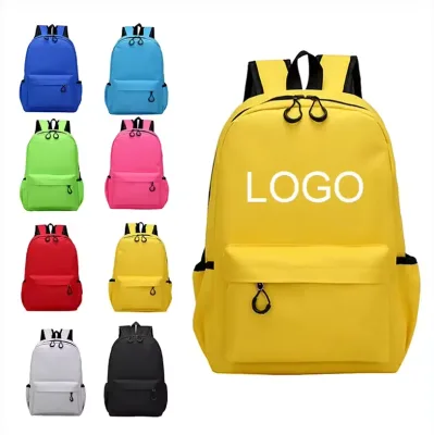 RPET Plain Kindergarten Kid Bookbags Unisex School Bags Backpacks for Children Back Pack