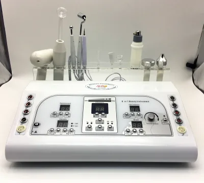 Portable Electrotherapy Skin Care Galvanic High Frequency Wand Facial Machine Spray Vacuum Skin Care Equipment