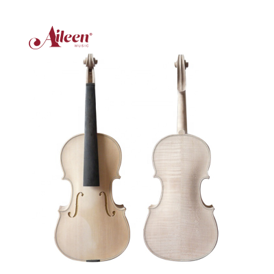 Unfinished White Violin for Violin Maker Luthier, Unvarnished Violin (V100W)