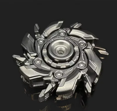 Uncompressed Pocket Deformable Alloy Fingertip Gyrotron Cool Metal Finger Toy