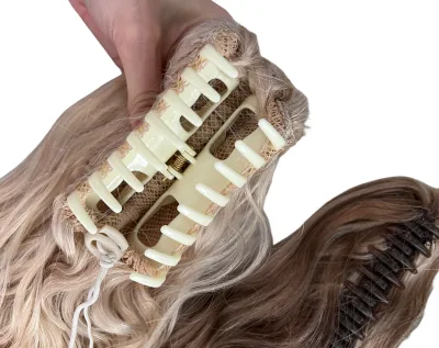 12A Bone Straight Human Hair Pony Tail From 100% Vietnamese Remy Cuticle Aligned Hair