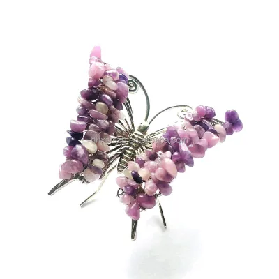 Wholesale Crystal Crafts butterfly Crystals Supplier Smoky Quartz Crystal butterfly