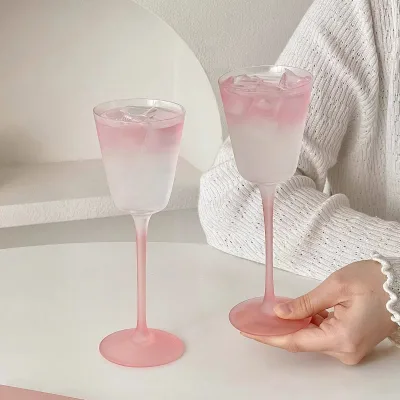 Wholesale Custom Hand Blown Creative Long-stem Glass Cocktail Cup