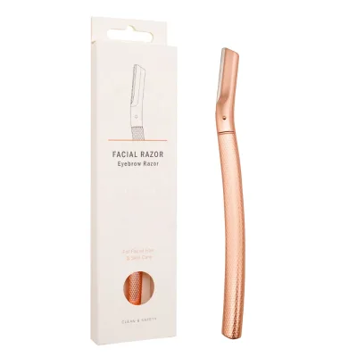 Reusable Swedish Stainless Steel Blades Zinc Alloy Eyebrow Facial Razor
