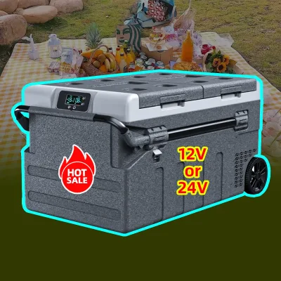 Car Refrigerator Mini Fridge 12v 24v Mini Car Refrigerator Portable for Road Rv Trip Best Car Refrigerators Shipping