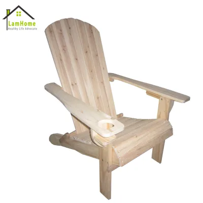Customized DIY Color Adirondack Chair with Cup Holder Plan Portable and Foldable Fir Wood Outdoor Furniture for Beach Park Use
