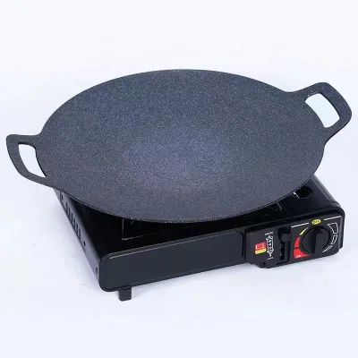 Portable Oven For Frying And Grilling Wholesale Bbq Grill Cooker Outdoor & Indoor With Grill Pan