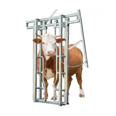 Professional Cattle and Horse Restraining Frame for Surgery Diagnosis and Treatment for Animal Cages Artificial Insemination