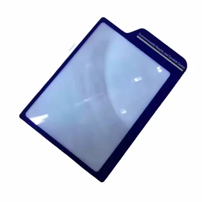 Eleroyal Ultra-thin Fresnel PVC Handheld Portable Magnifying Glass