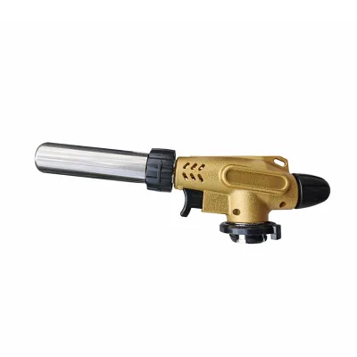 Outdoor Windproof Inverted Flamethrower Metal Cartridge Torch Igniter for Kitchen Barbecue