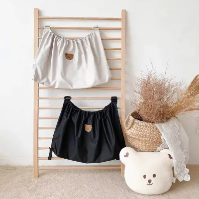 Portable Stroller Hanging Bag, Baby Stroller Organizer, Multifunctional Large Capacity Storage Container Bag for Diaper Toy