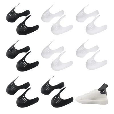 ZOCONE 8-Pair Plastic Anti-Crease Shoe for for Sneakers Wrinkle Protection with Adjustable Size (Men & Women)