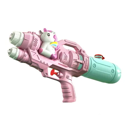 Large Double Nozzle Dinosaur Duck Water Gun Super Soaker Toy for Kids Beach Street Stall Water Splashing