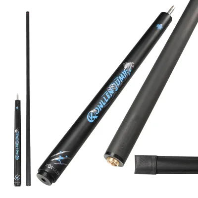 Jump Cue Carbon Fiber 2-piece Pool Cue Maple Butt Sleeve Graphite Shaft High Quality Durable Light Weight 12.9mm