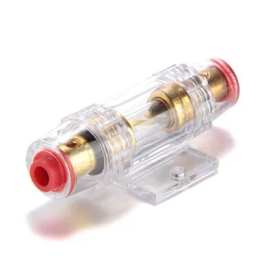 4/8 GAUGE AGU FUSE HOLDER GOLD PLATED