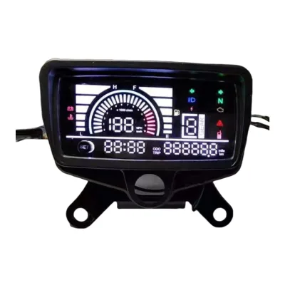 Universal Digital LCD Motorcycle Instrumentation Electric Motorcycle Speedometer Odometer for honda CG125