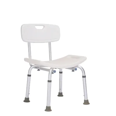 Adjustable Lightweight Aluminum Commode Shower Chair for Disabled Waterproof