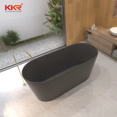 Freestanding Solid Surface Bathtub Artificial Stone Bathtubs Small Size Solid Surface Tubs