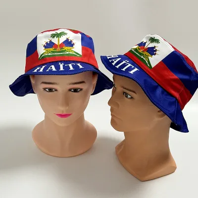 Custom 3D Embroidery Denim Fisherman Hat with Digital Printing Sunscreen for Fishing Summer Unisex Hot Selling Low MOQ